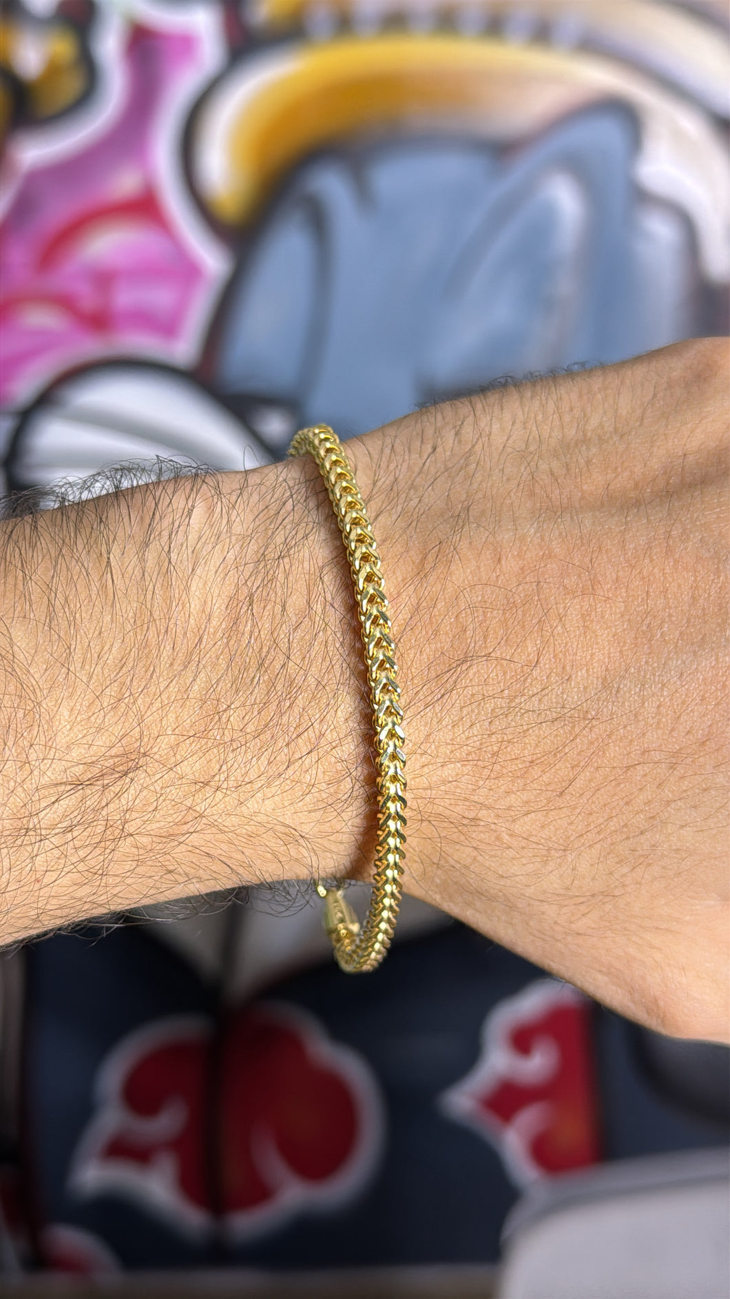 Pulsera Franco 4mm Oro 10k
