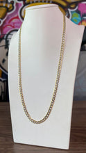 Cargar imagen en el visor de la galería, Cadena Martillada 6mm Oro 10k Vacía

