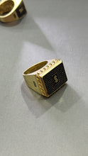 Cargar imagen en el visor de la galería, Anillo Monaco Black Oro 10k
