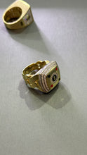 Cargar imagen en el visor de la galería, Anillo Monaco Poker Oro 10k

