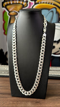 Cargar imagen en el visor de la galería, Cadena Cubana 1.3cm Plata Italiana
