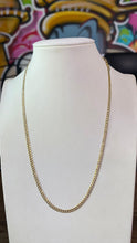 Cargar imagen en el visor de la galería, Cadena Martillada De Mujer 3mm Oro 10k Sólida
