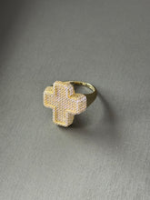 Cargar imagen en el visor de la galería, Anillo De Cruz Oro 10k
