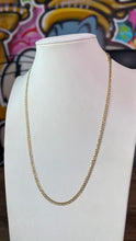 Cargar imagen en el visor de la galería, Cadena Martillada De Mujer 3mm Oro 10k Sólida

