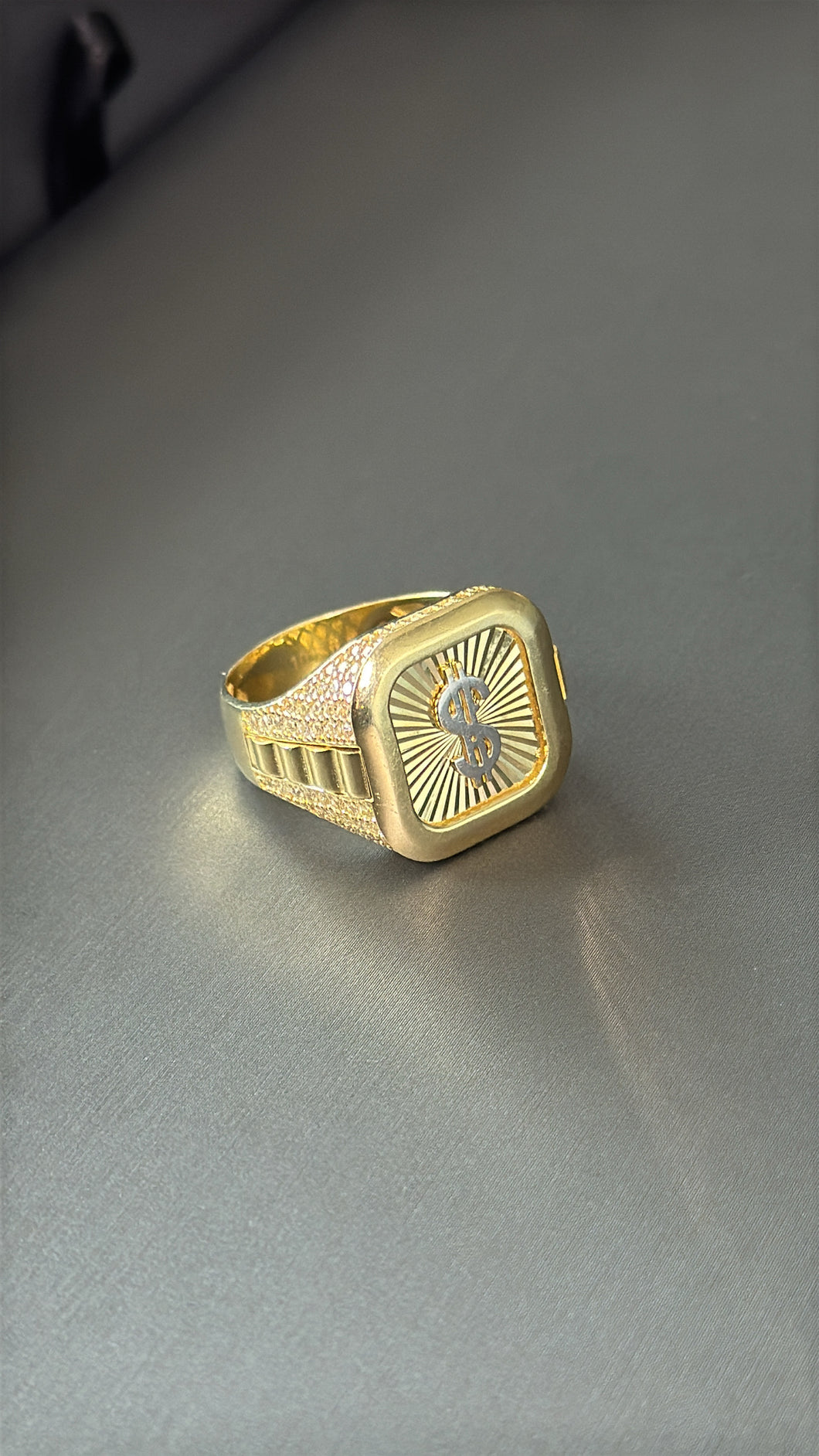 Anillo De Dollar Oro 10k