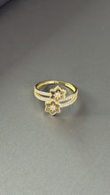 Cargar imagen en el visor de la galería, Anillo Estrellas De Mujer Oro 10k
