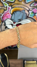 Cargar imagen en el visor de la galería, Pulsera Ice Intercalada 6.5mm Oro 10k
