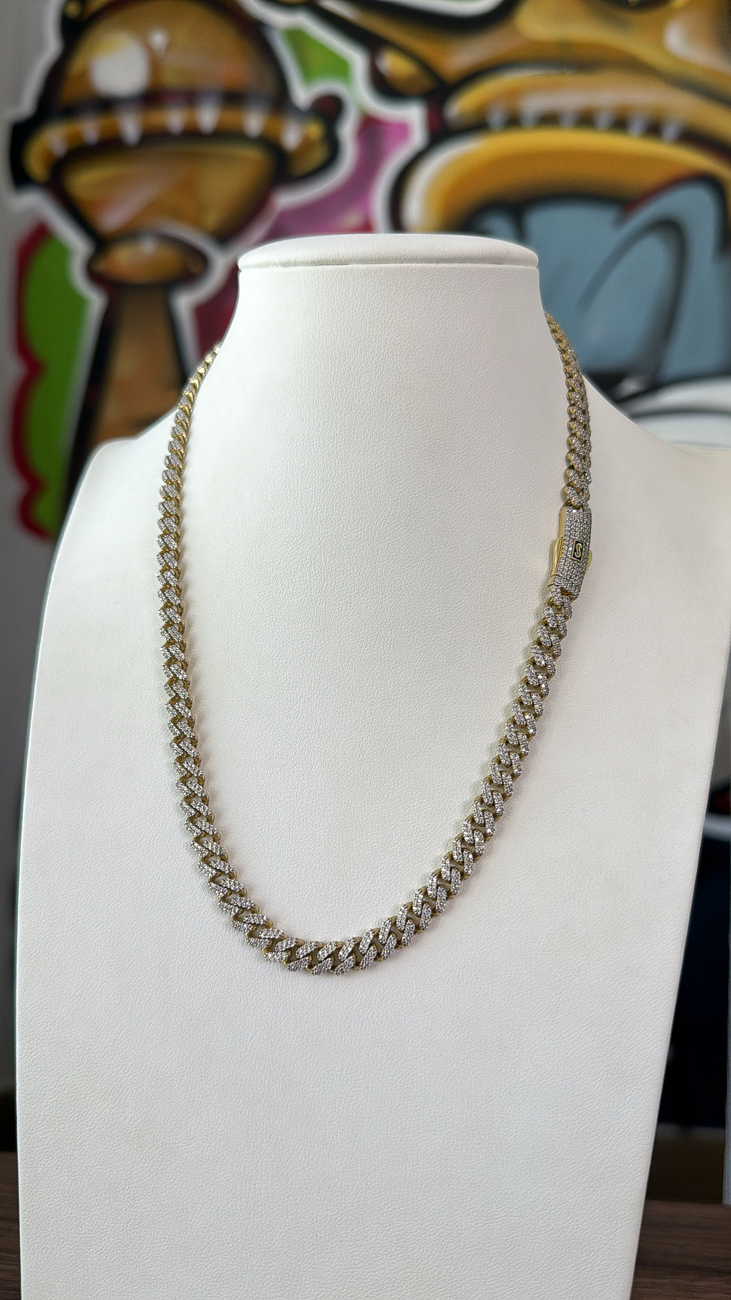 Cadena Ice De Mujer 6.5mm Oro 10k