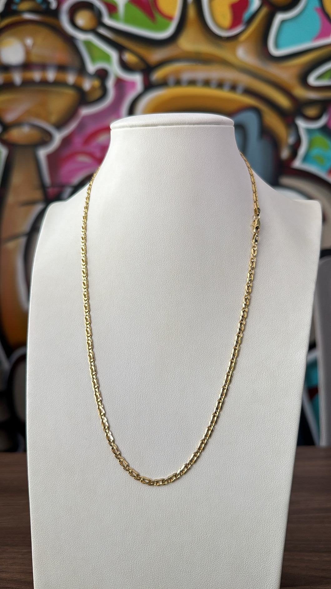 Cadena Italiana De Mujer 3mm Oro 10k