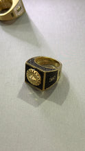 Cargar imagen en el visor de la galería, Anillo Monaco Black Oro 10k
