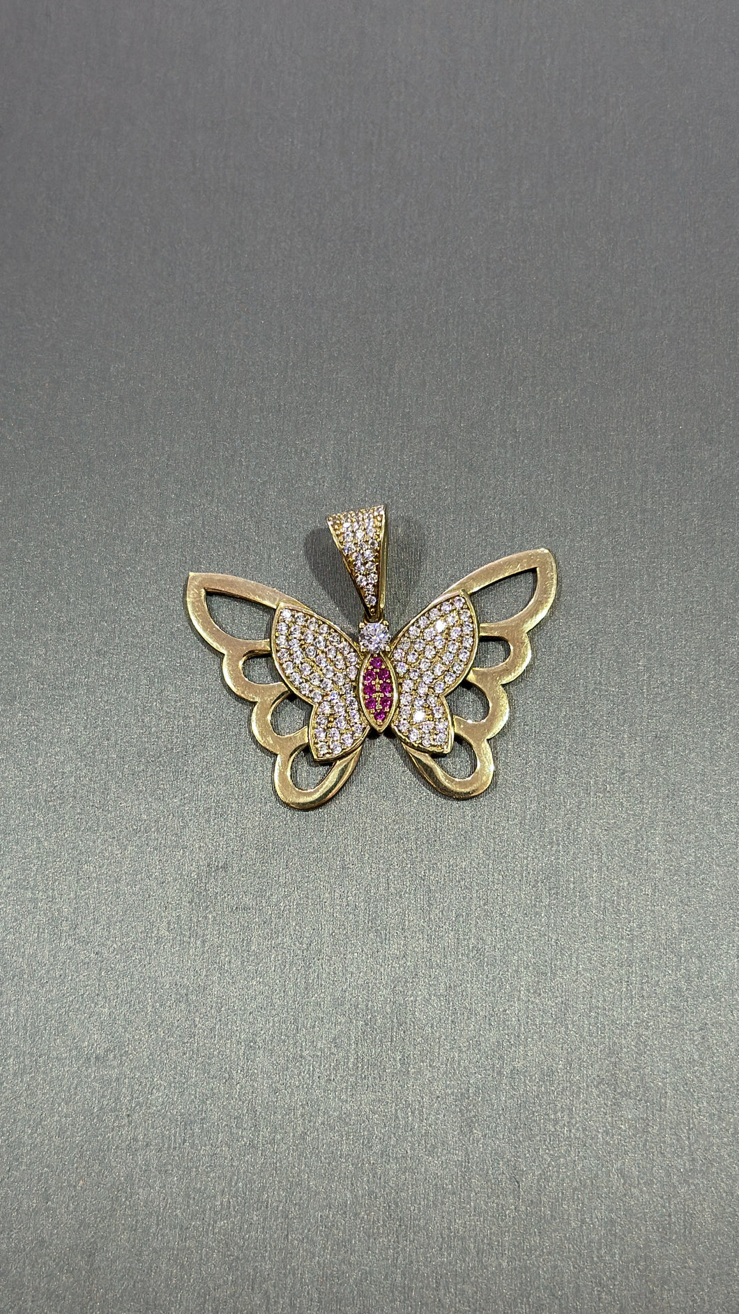 Dije Mariposa Dinero Oro 10k