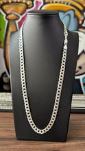 Cargar imagen en el visor de la galería, Cadena Cubana 9mm Plata Italiana
