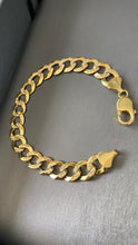 Cargar imagen en el visor de la galería, Pulsera Martillada 1.2cm Oro 10k Sólida
