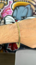 Cargar imagen en el visor de la galería, Pulsera Classic Lisa 5mm Oro 10k
