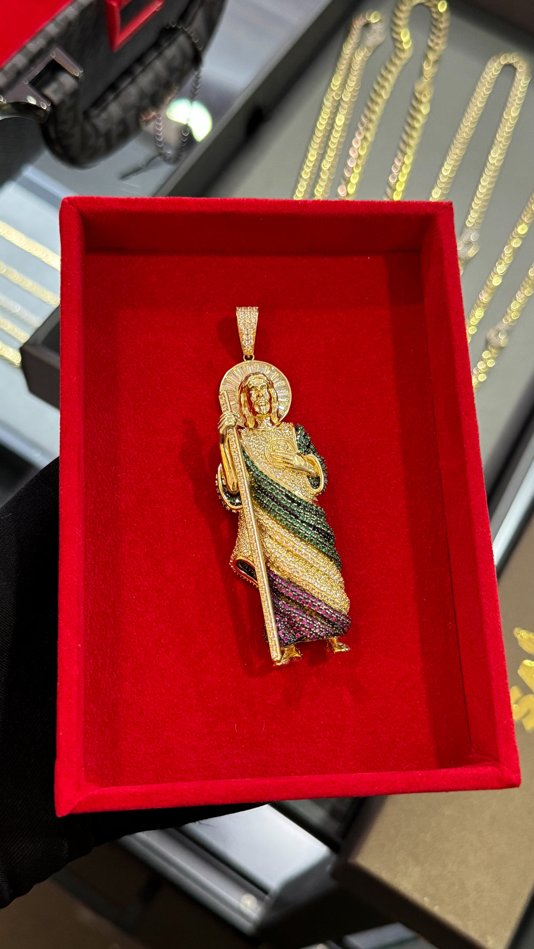 Dije San Judas grande Oro 10k