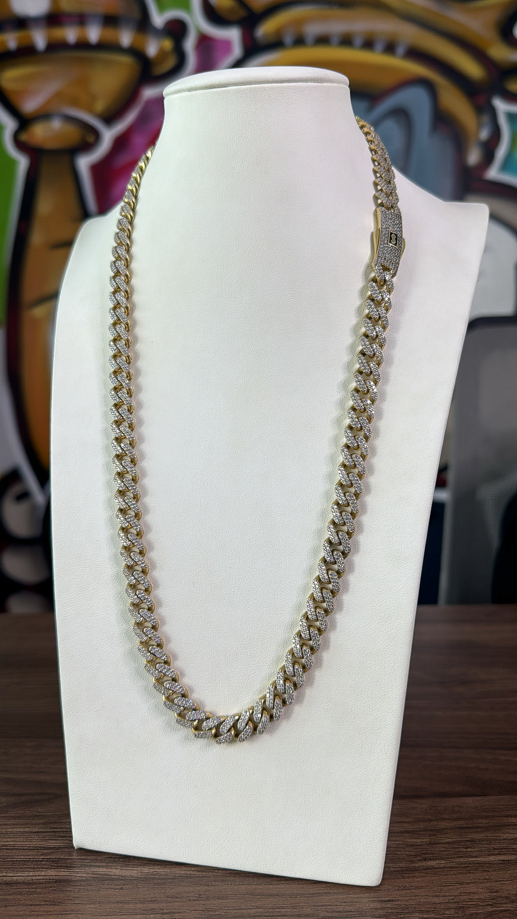 Cadena Ice 9.5mm Oro 10k