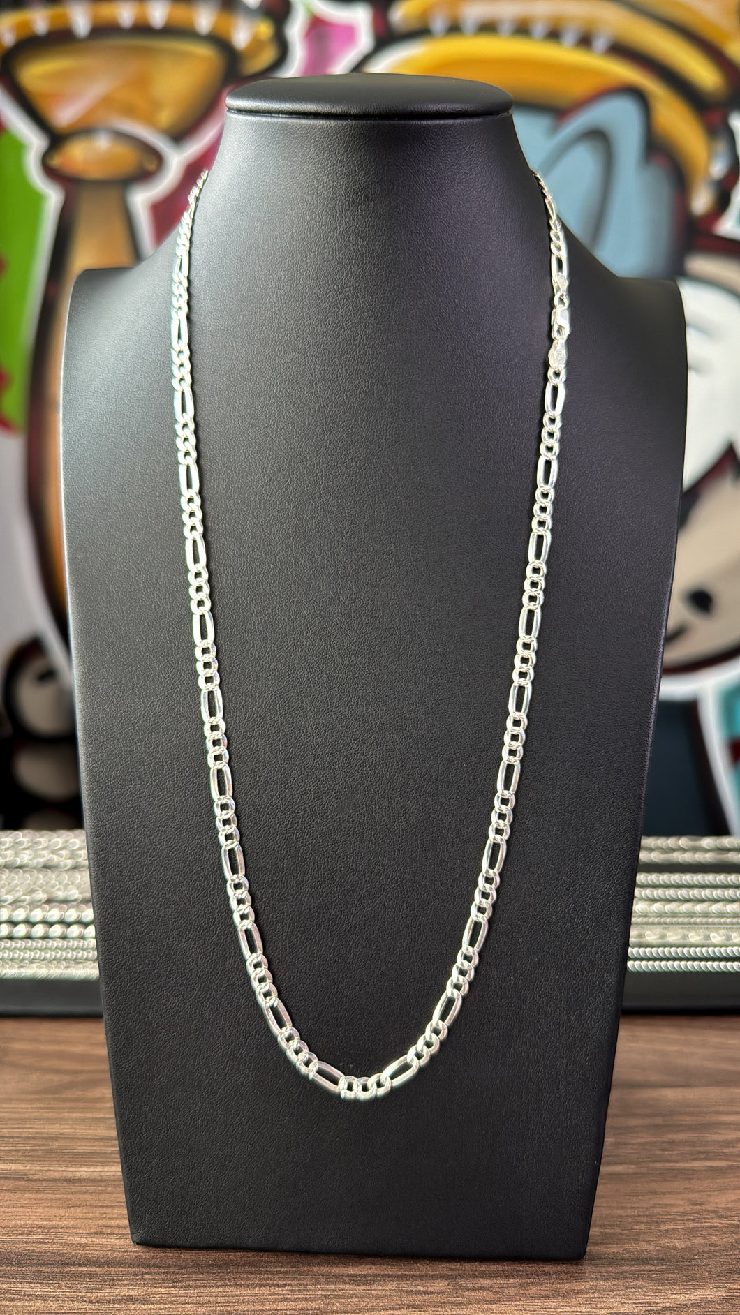 Cadena Cartier 5mm Plata Italiana