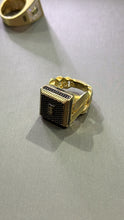 Cargar imagen en el visor de la galería, Anillo Monaco Black Oro 10k
