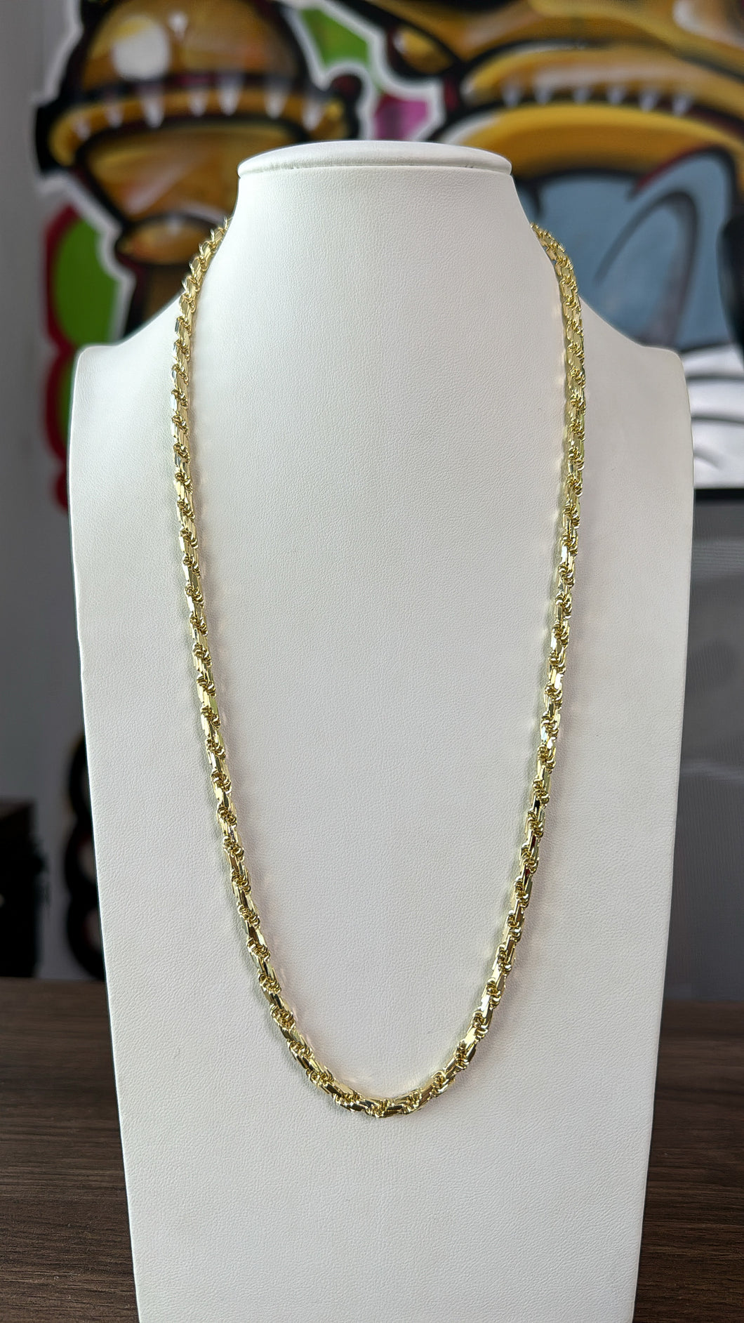 Cadena lazo 4mm Oro 10k