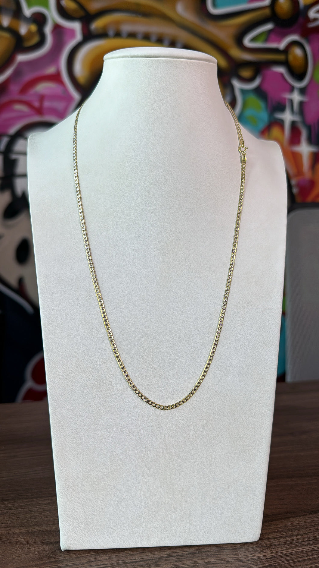 Cadena Italiana Martillada 2mm Oro 10k