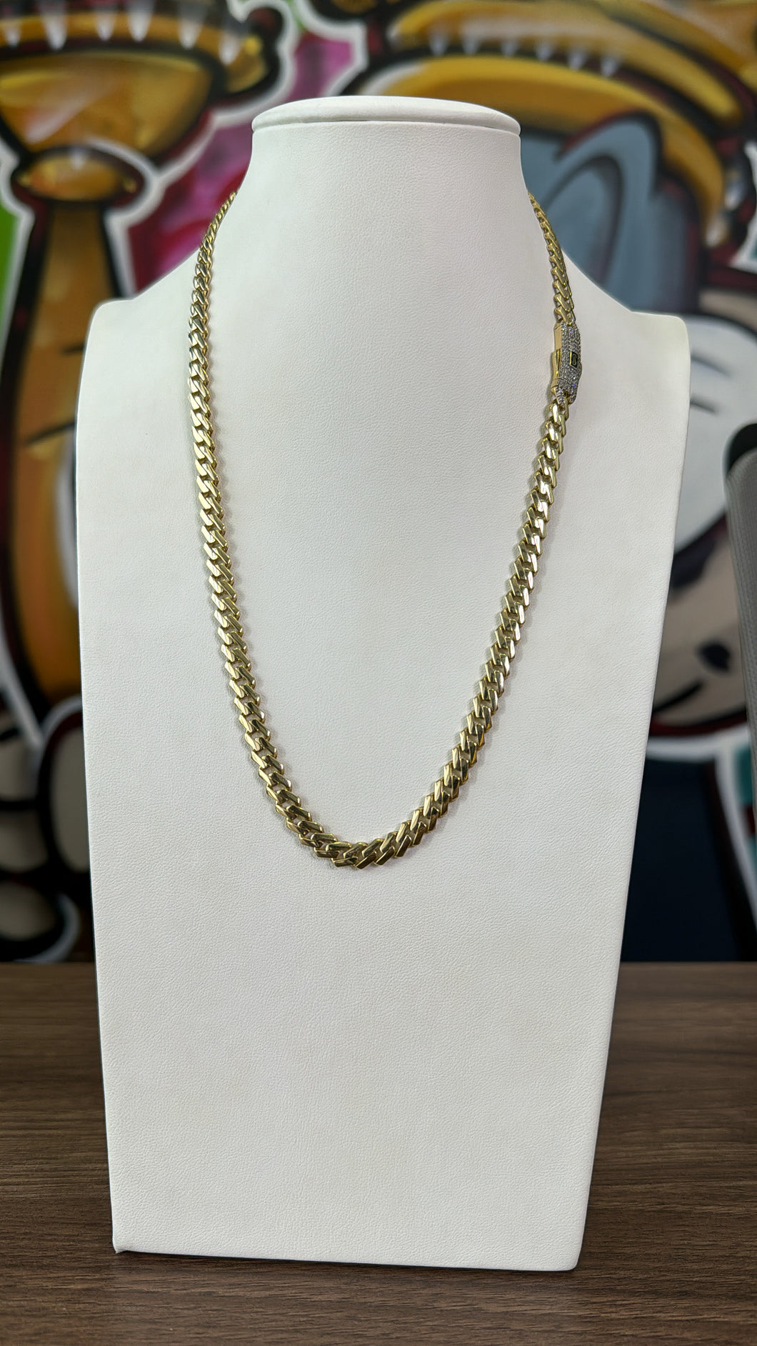 Cadena Edge De Mujer 6.5mm Oro 10k