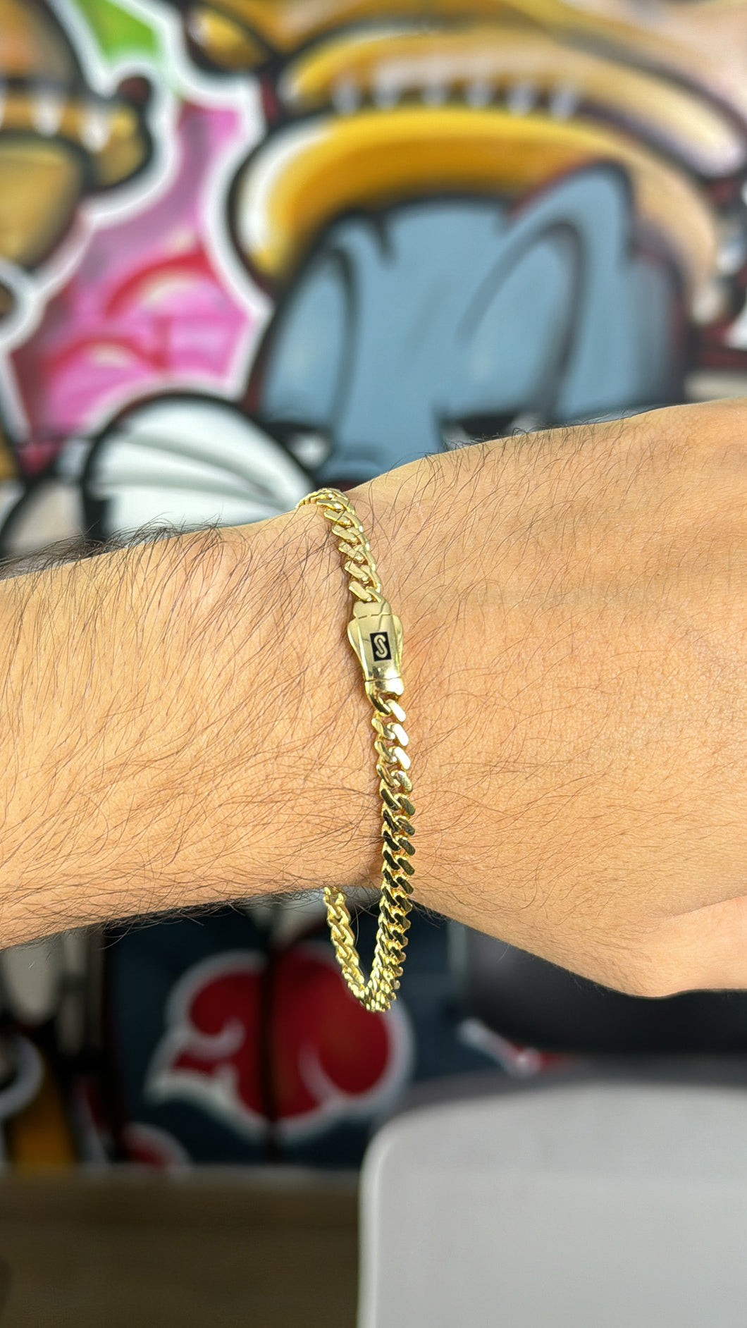 Pulsera Classic Lisa 5mm Oro 10k