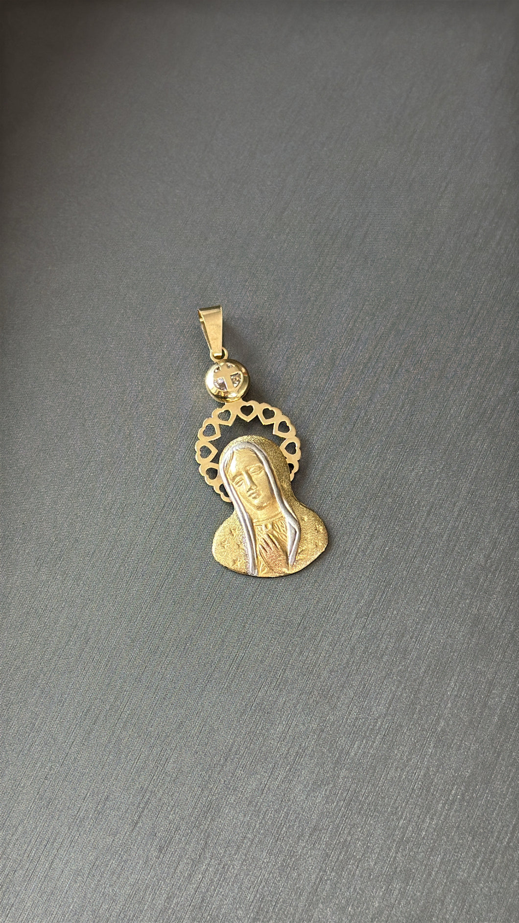 Dije Virgen Maria De Mujer Oro 10k