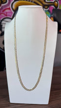 Cargar imagen en el visor de la galería, Cadena Martillada 5mm Oro 14k Sólida
