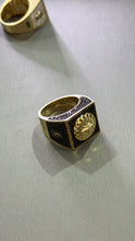 Cargar imagen en el visor de la galería, Anillo Monaco Black Oro 10k
