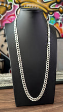 Cargar imagen en el visor de la galería, Cadena Cubana 8mm Plata Italiana
