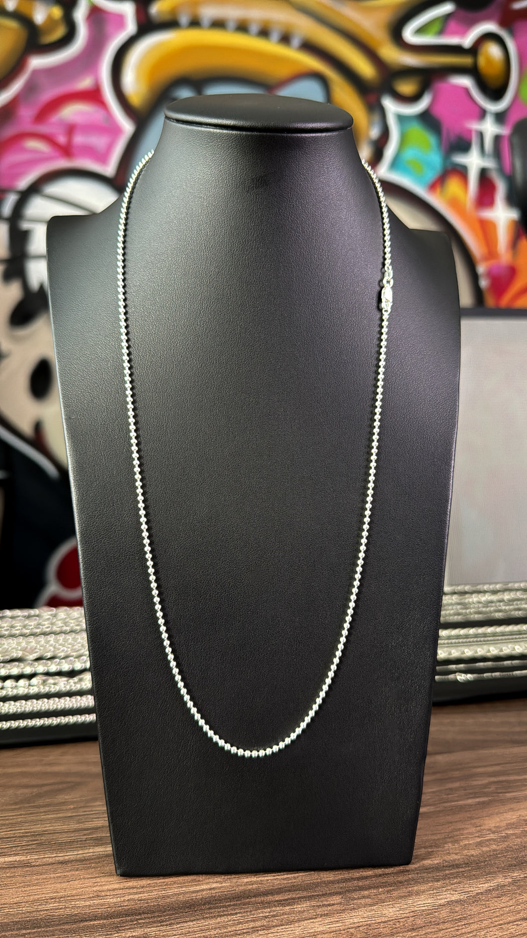 Cadena Militar 2mm Plata Italiana