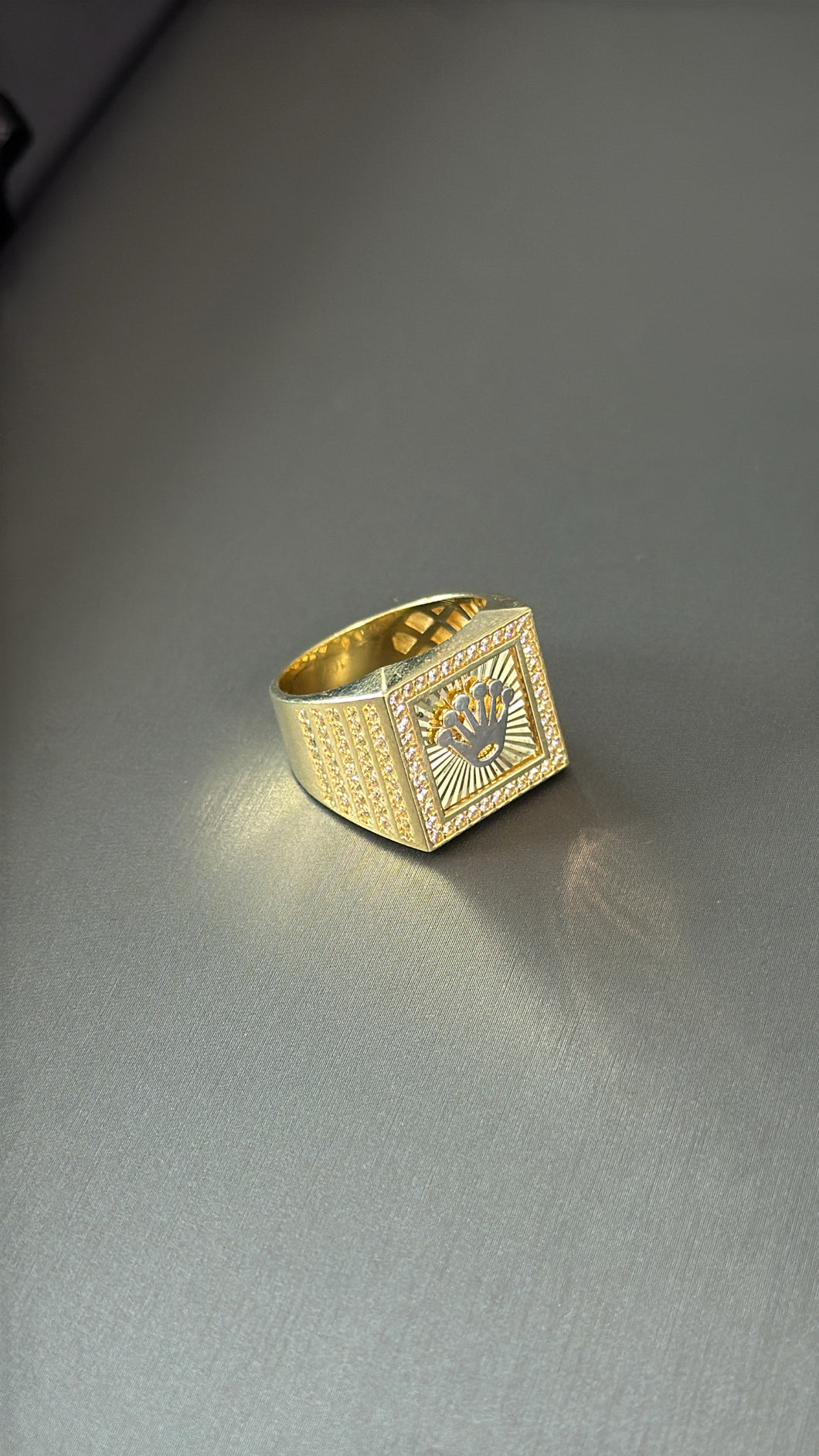 Anillo Rolex Cuadrado Oro 10k