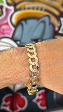 Cargar imagen en el visor de la galería, Pulsera Martillada 1.4cm Oro 10k
