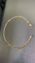 Cargar imagen en el visor de la galería, Pulsera Martillada 4mm Solida Oro 10k
