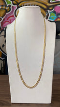 Cargar imagen en el visor de la galería, Cadena Martillada 5mm Oro 10k Sólida

