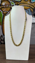 Cargar imagen en el visor de la galería, Cadena Intercalada 8mm Oro 10k
