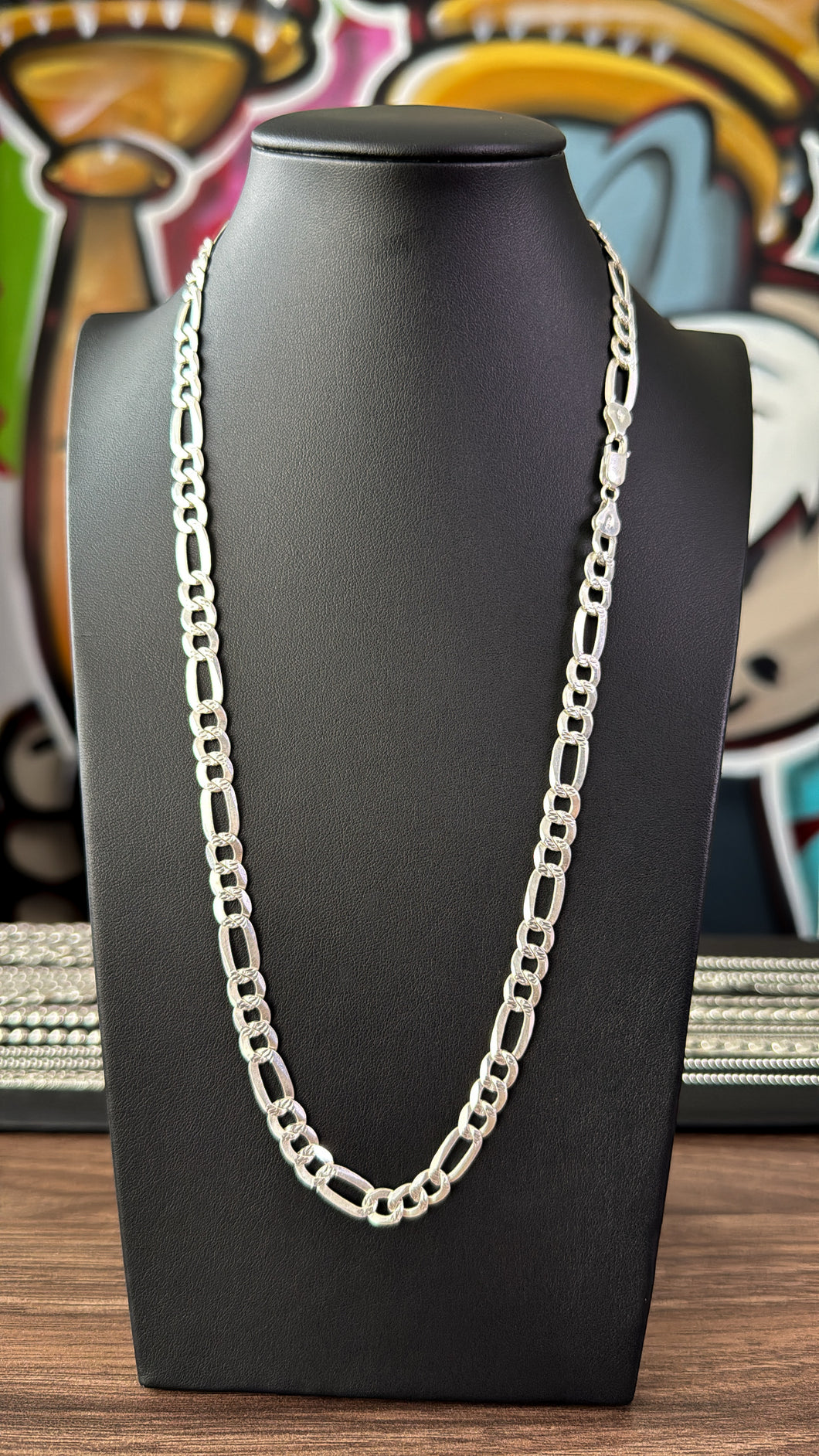 Cadena Cartier 8mm Plata Italiana