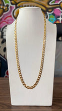 Cargar imagen en el visor de la galería, Cadena Italiana Lisa 7mm Solida Oro 10k
