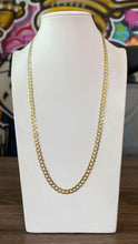 Cargar imagen en el visor de la galería, Cadena Martillada 6mm Oro 10k Sólida

