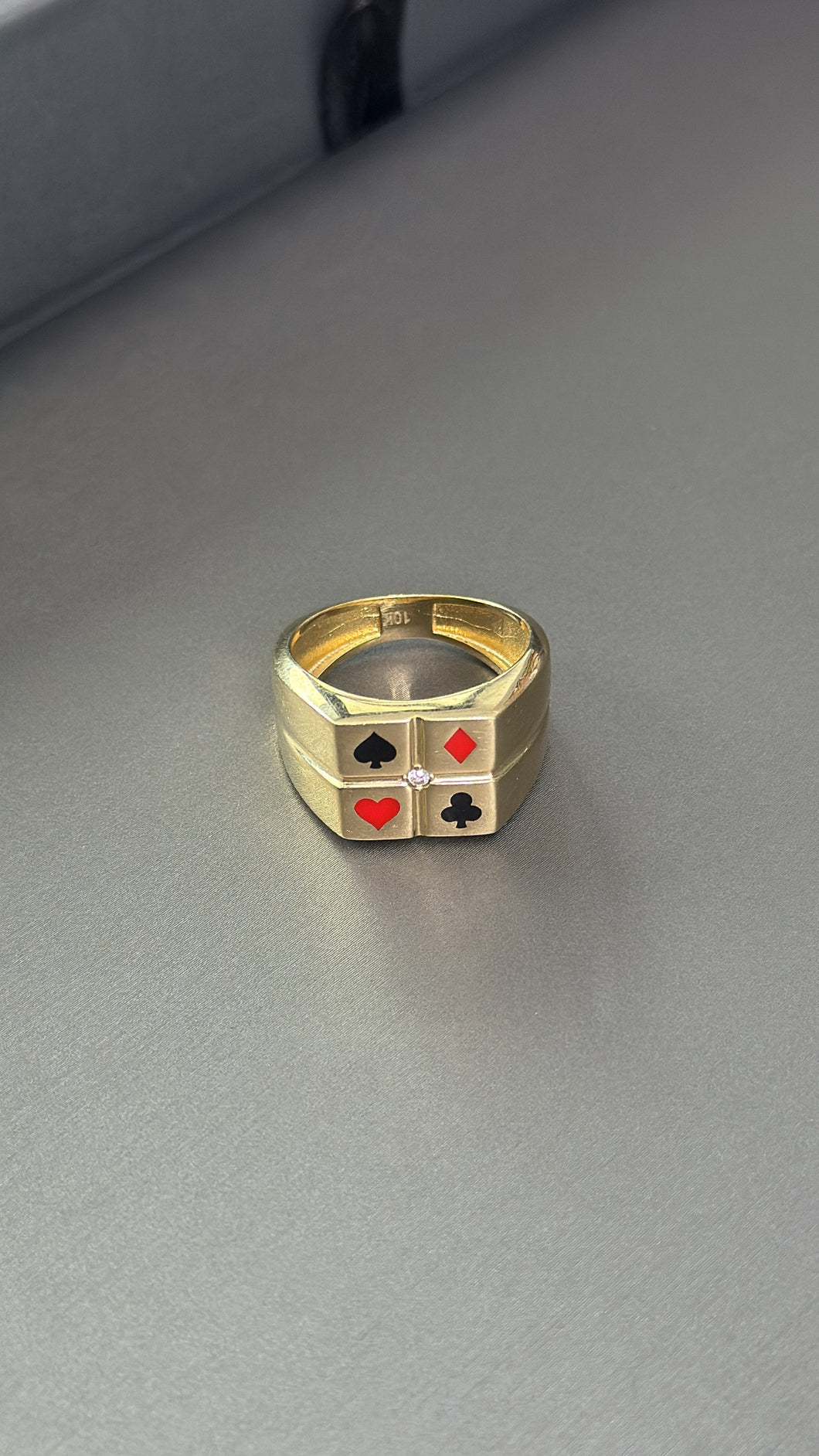 Anillo Poker Oro 10k