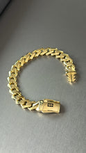 Cargar imagen en el visor de la galería, Pulsera Edge Lisa 11.5mm Oro 10k
