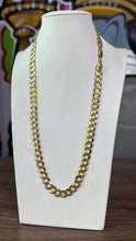 Cargar imagen en el visor de la galería, Cadena Martillada 1cm Oro 10k
