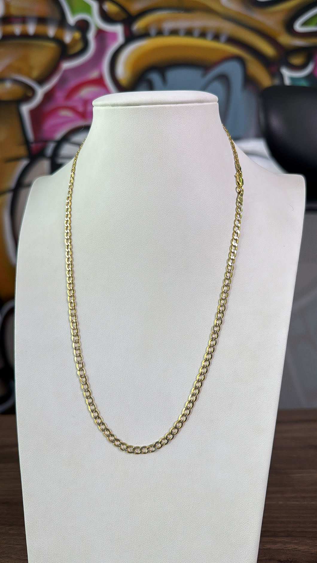 Cadena Martillada De Mujer 10k