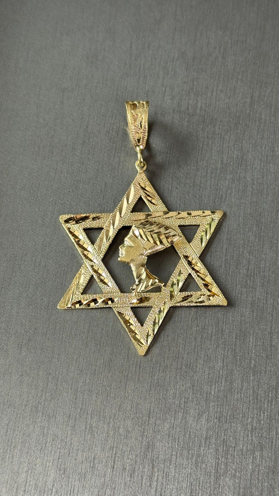 Dije Estrella David Faraón Oro 10k