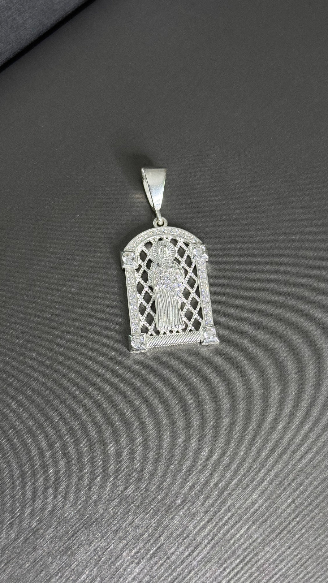 Dije Medalla San Judas Plata Italiana